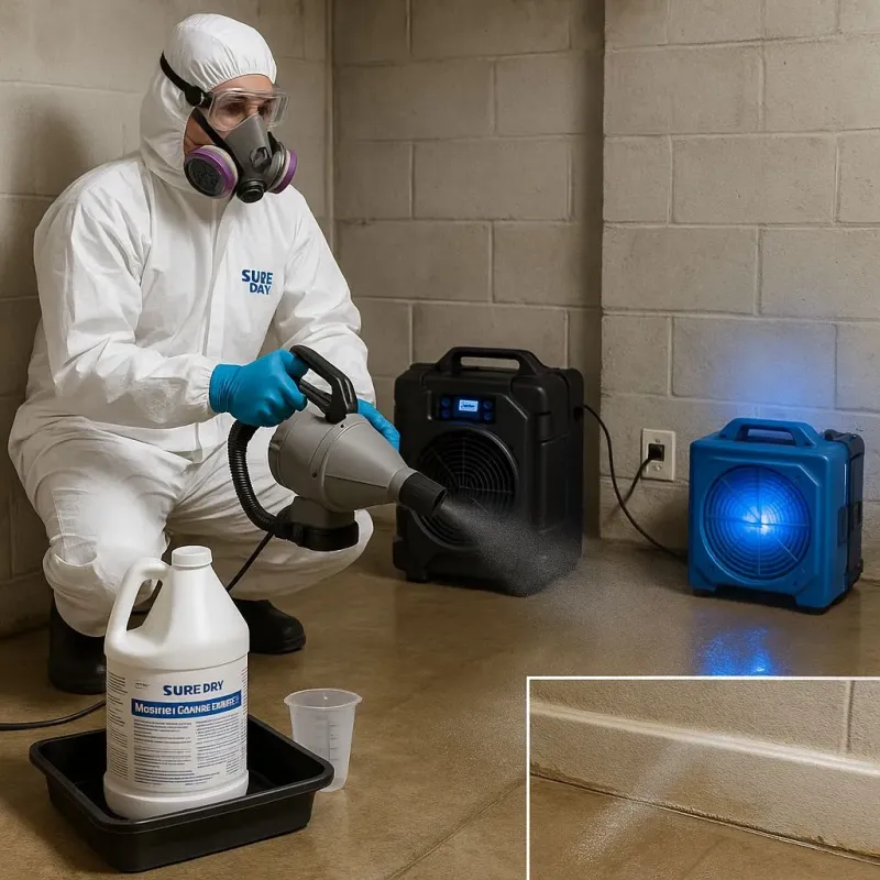 Sanitization and Odor Removal process in Terrell, TX
