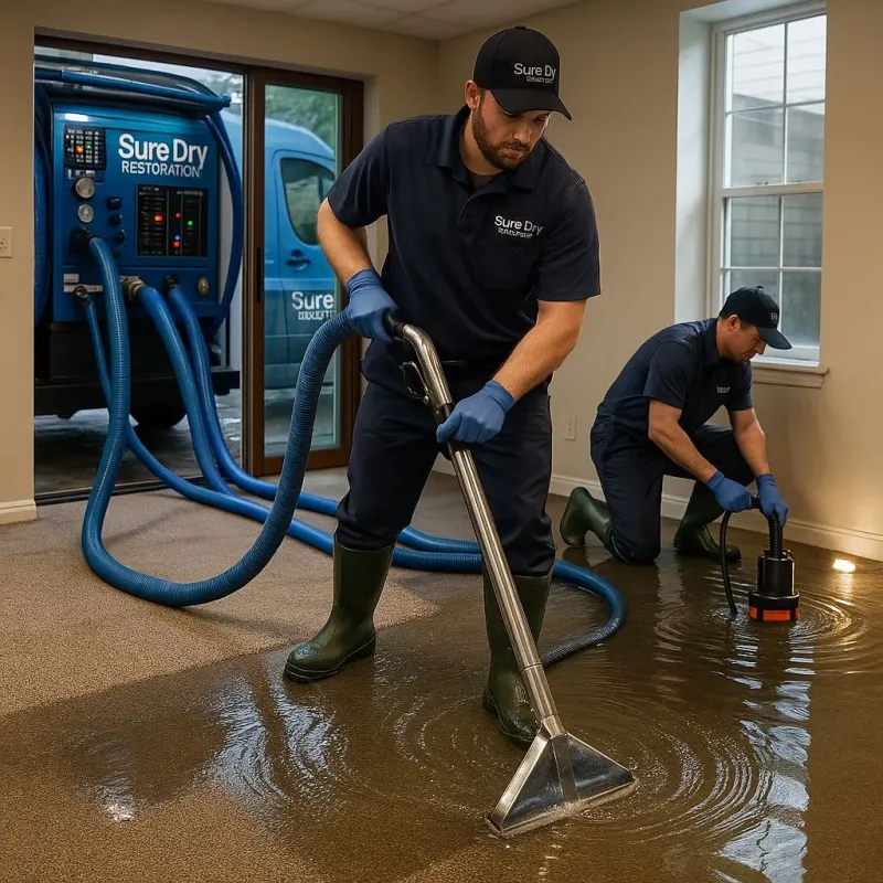Water Extraction and Removal process in Terrell, TX